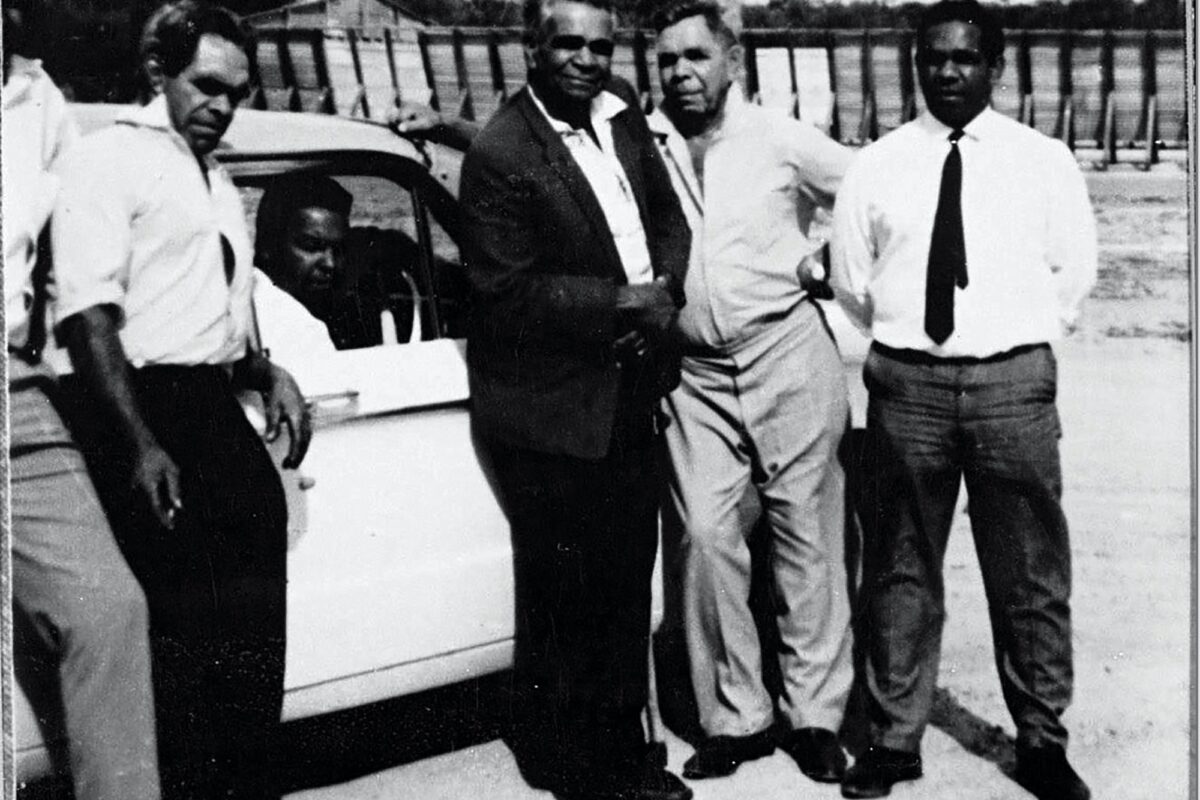 Simon Yarran, Bernie Jetta, Norm Yarran Snr Arnold Yarran Norm Yarran Jnr. SLWA NR0000289